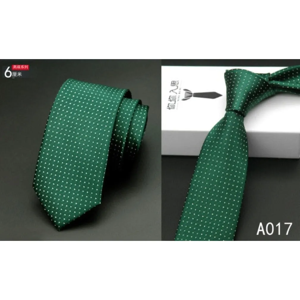 ContiNent 33 tie skinny 6cm ties for men Wedding dress necktie fashion plaid cravate business gravatas para homens slim shirt accessories lot