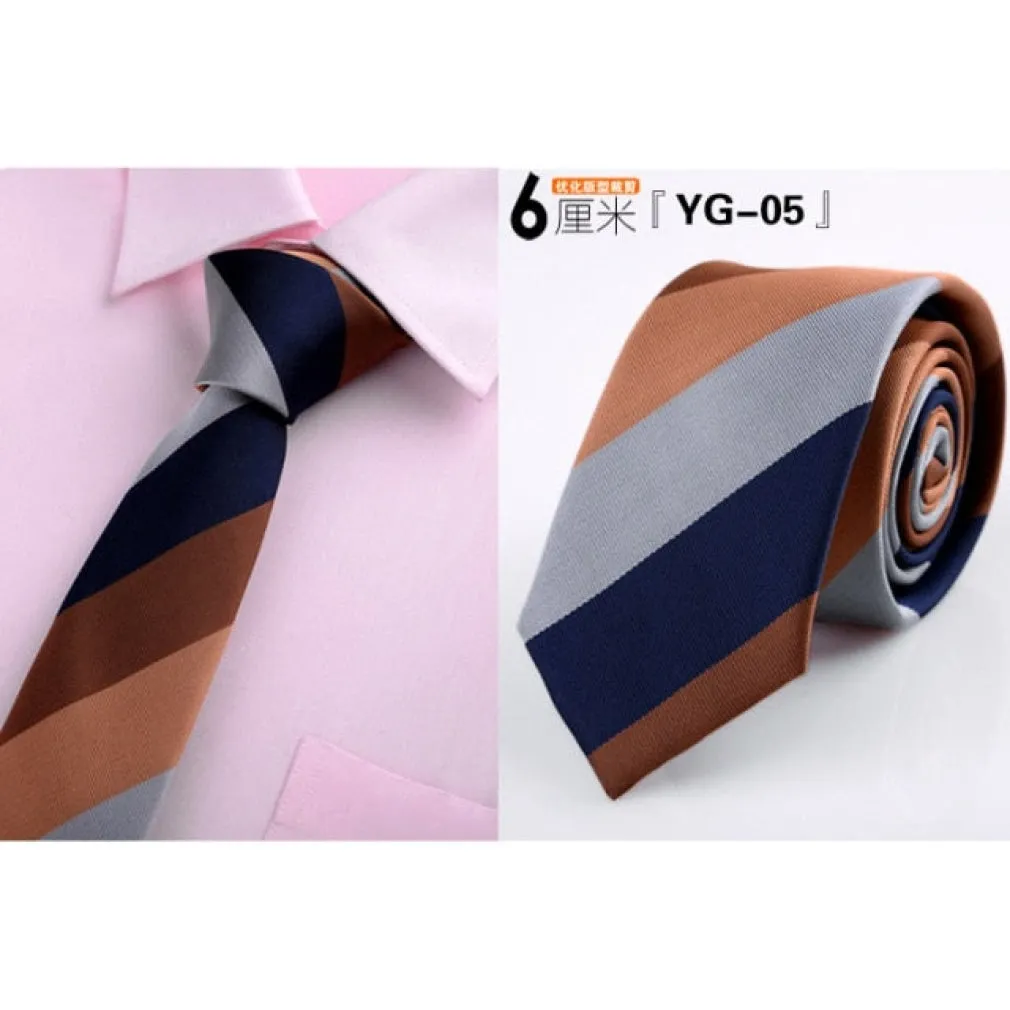 ContiNent 33 tie skinny 6cm ties for men Wedding dress necktie fashion plaid cravate business gravatas para homens slim shirt accessories lot