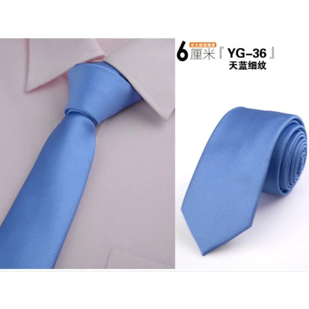 ContiNent 33 tie skinny 6cm ties for men Wedding dress necktie fashion plaid cravate business gravatas para homens slim shirt accessories lot