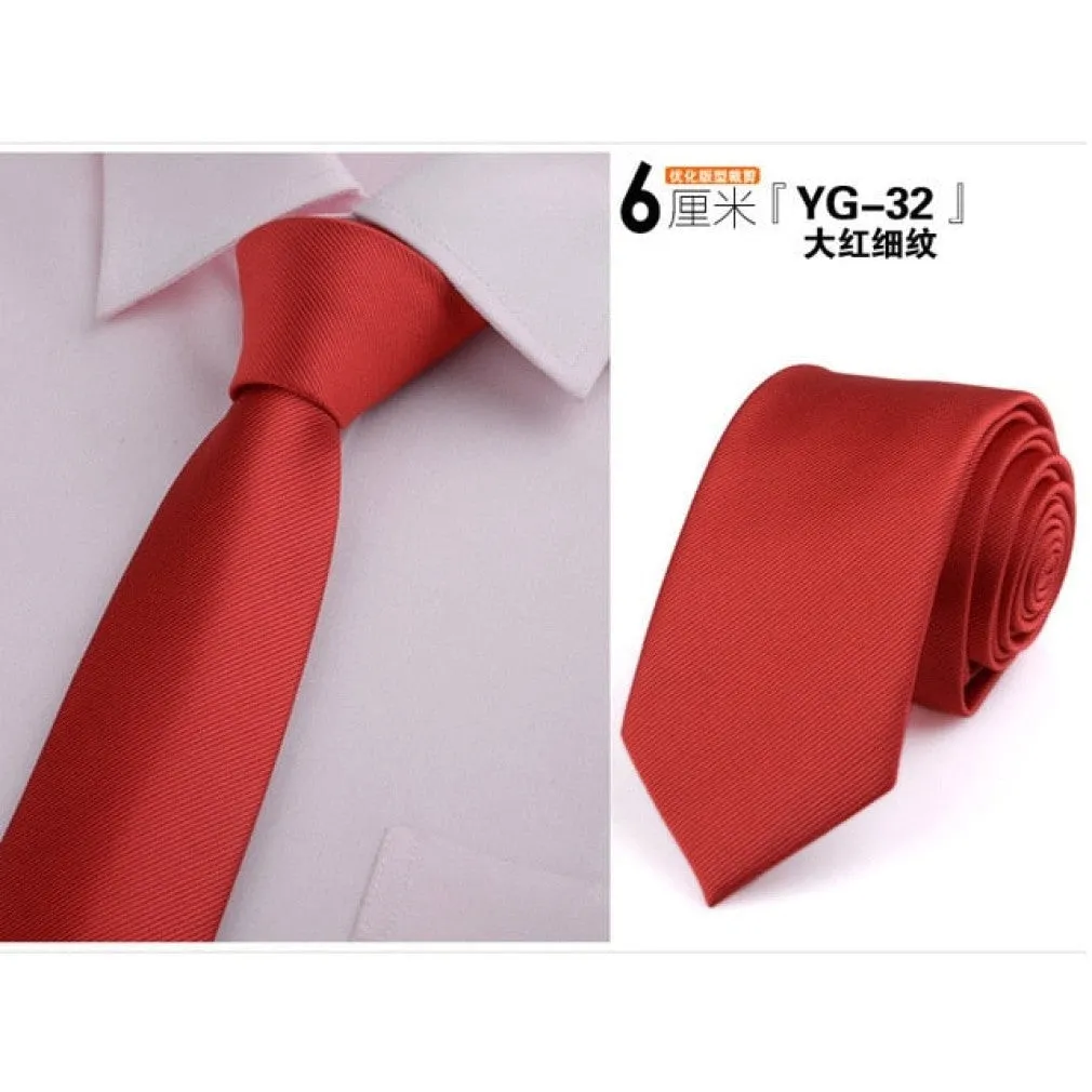 ContiNent 33 tie skinny 6cm ties for men Wedding dress necktie fashion plaid cravate business gravatas para homens slim shirt accessories lot
