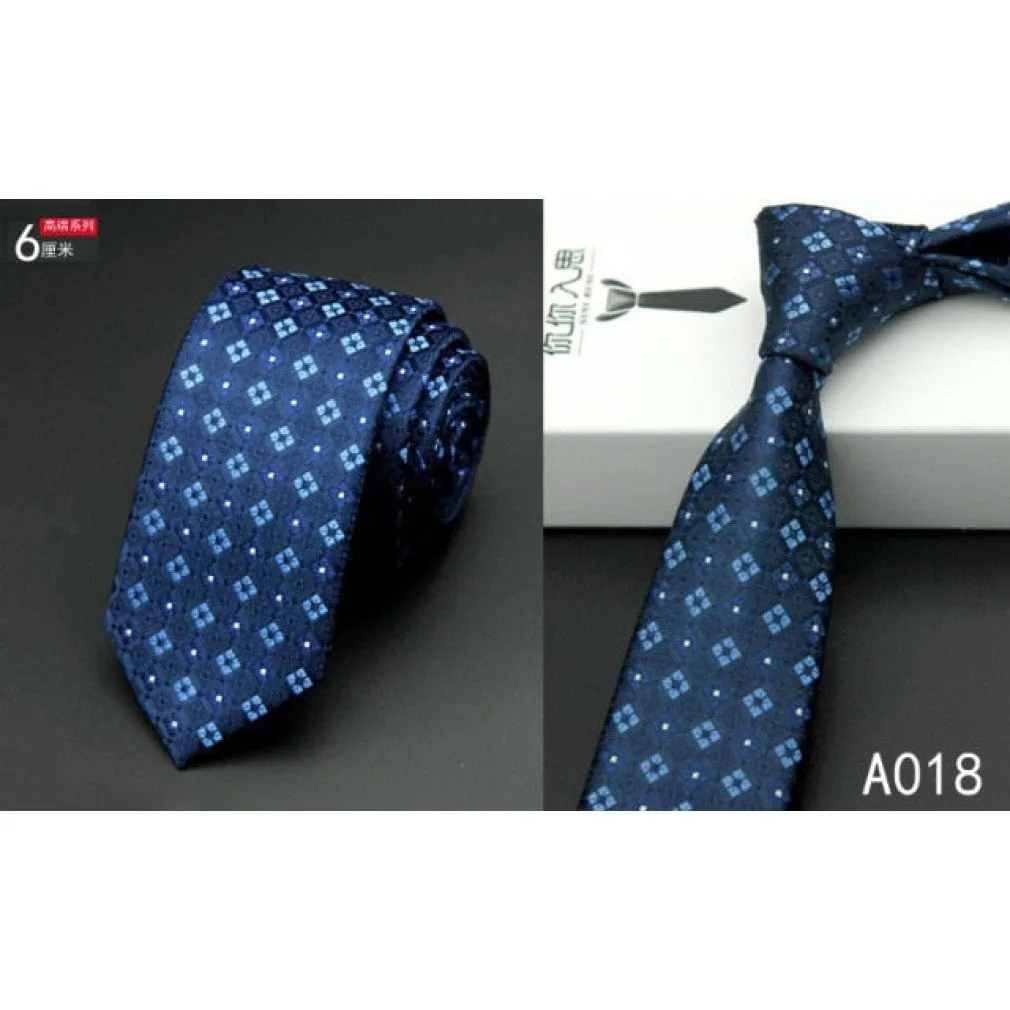 ContiNent 33 tie skinny 6cm ties for men Wedding dress necktie fashion plaid cravate business gravatas para homens slim shirt accessories lot