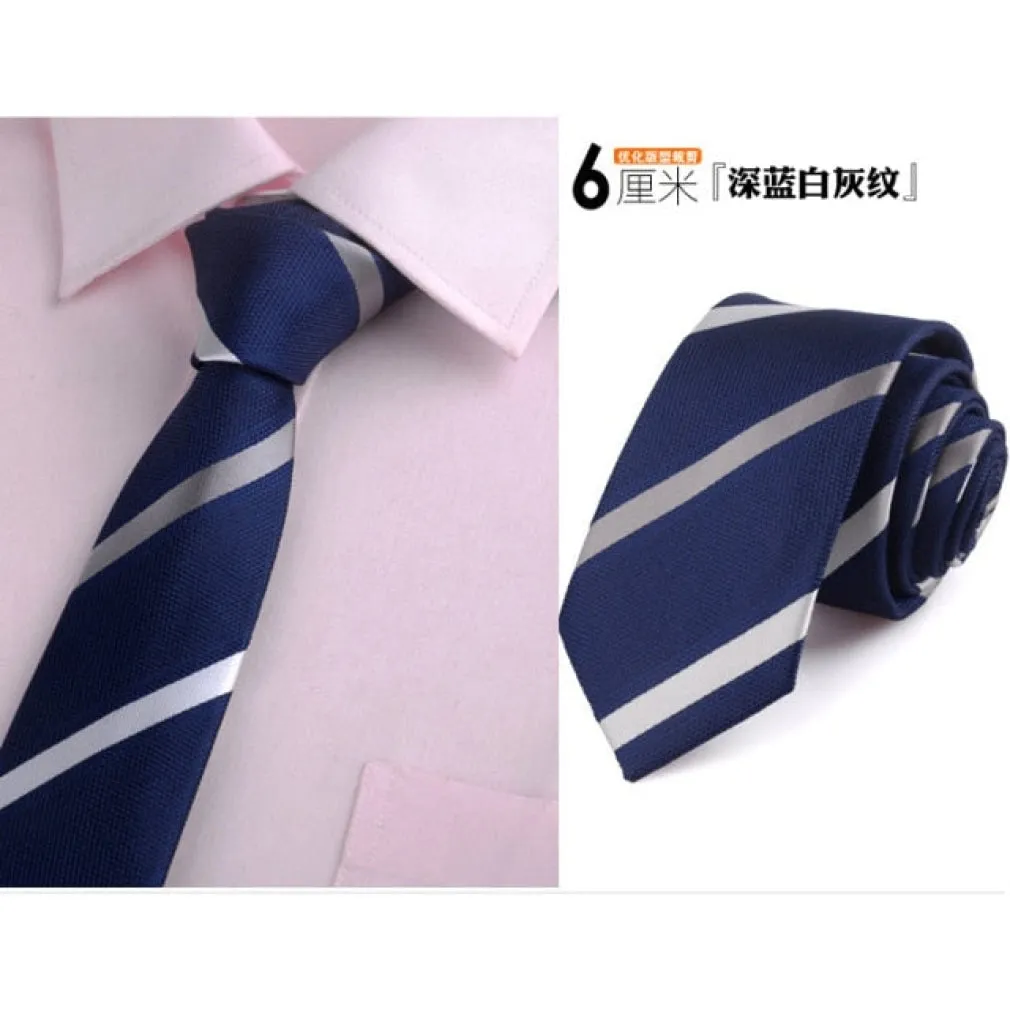 ContiNent 33 tie skinny 6cm ties for men Wedding dress necktie fashion plaid cravate business gravatas para homens slim shirt accessories lot