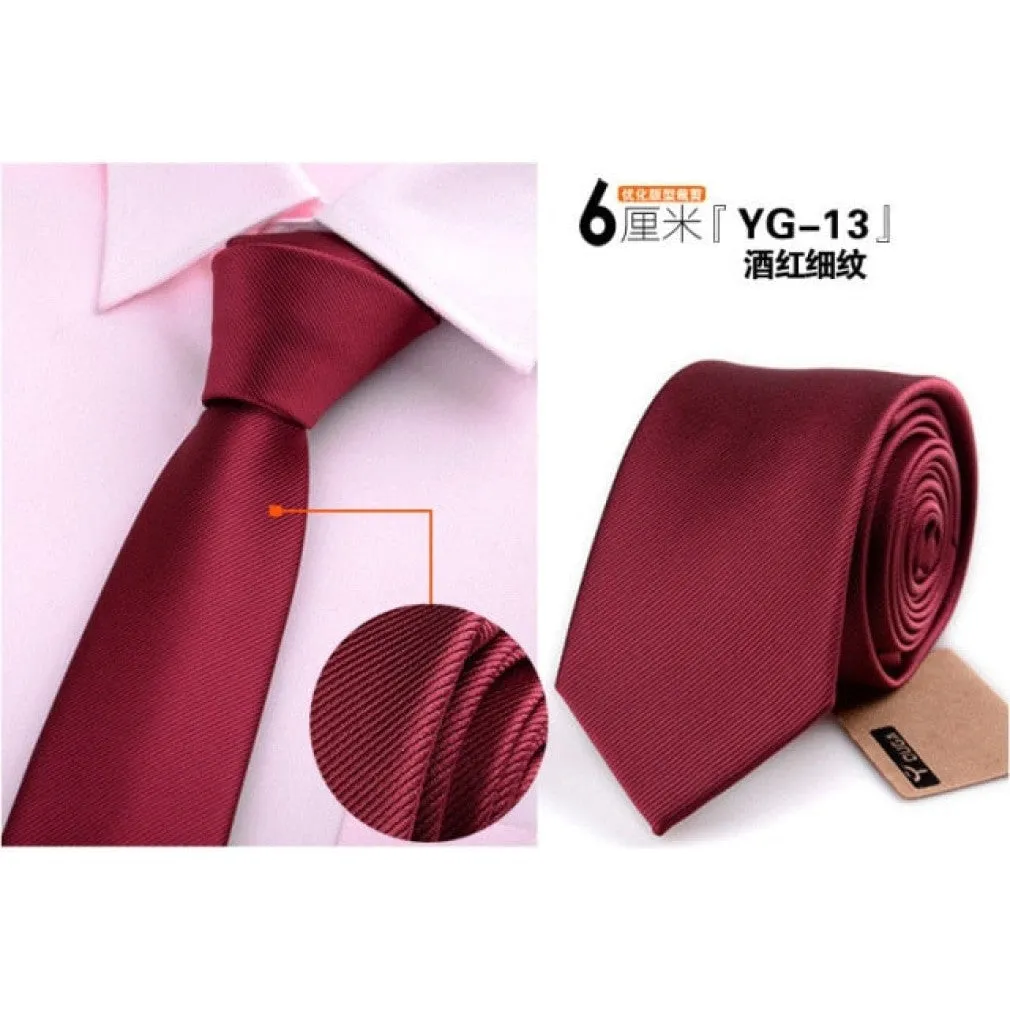 ContiNent 33 tie skinny 6cm ties for men Wedding dress necktie fashion plaid cravate business gravatas para homens slim shirt accessories lot