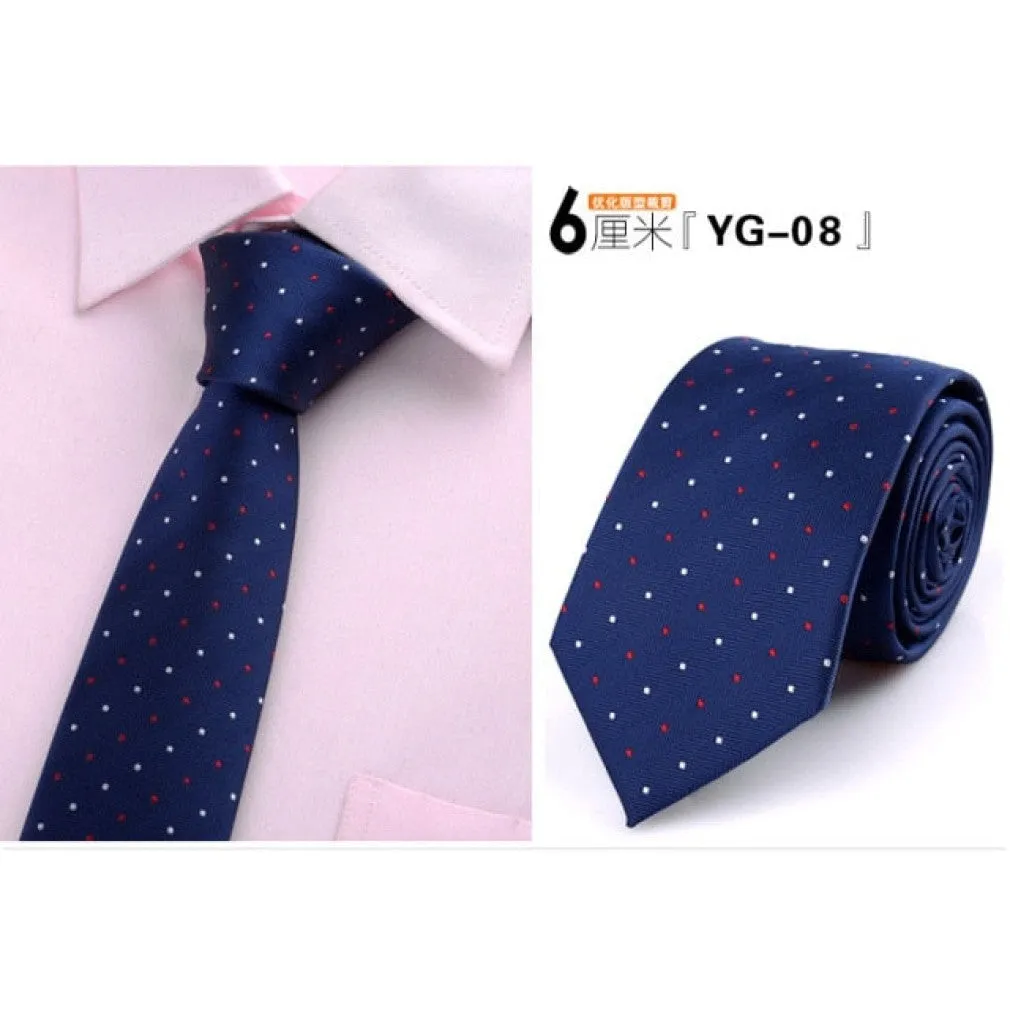 ContiNent 33 tie skinny 6cm ties for men Wedding dress necktie fashion plaid cravate business gravatas para homens slim shirt accessories lot