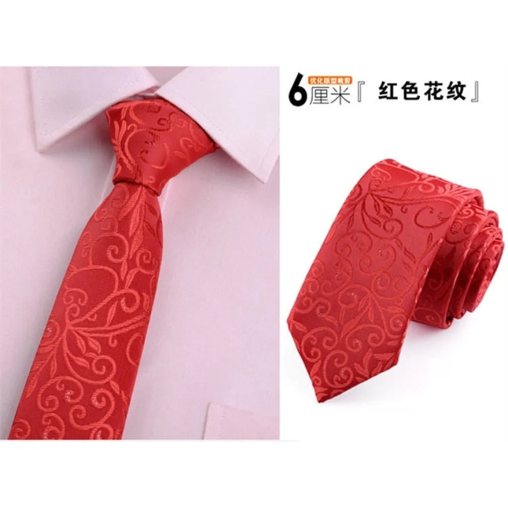 ContiNent 33 tie skinny 6cm ties for men Wedding dress necktie fashion plaid cravate business gravatas para homens slim shirt accessories lot