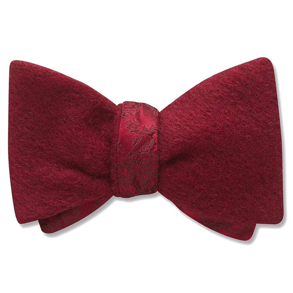 Copland/Burgundy Cashmere reversible - bow ties