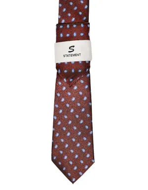 COPPER DOT 2 PC TIE & HANKIE SET