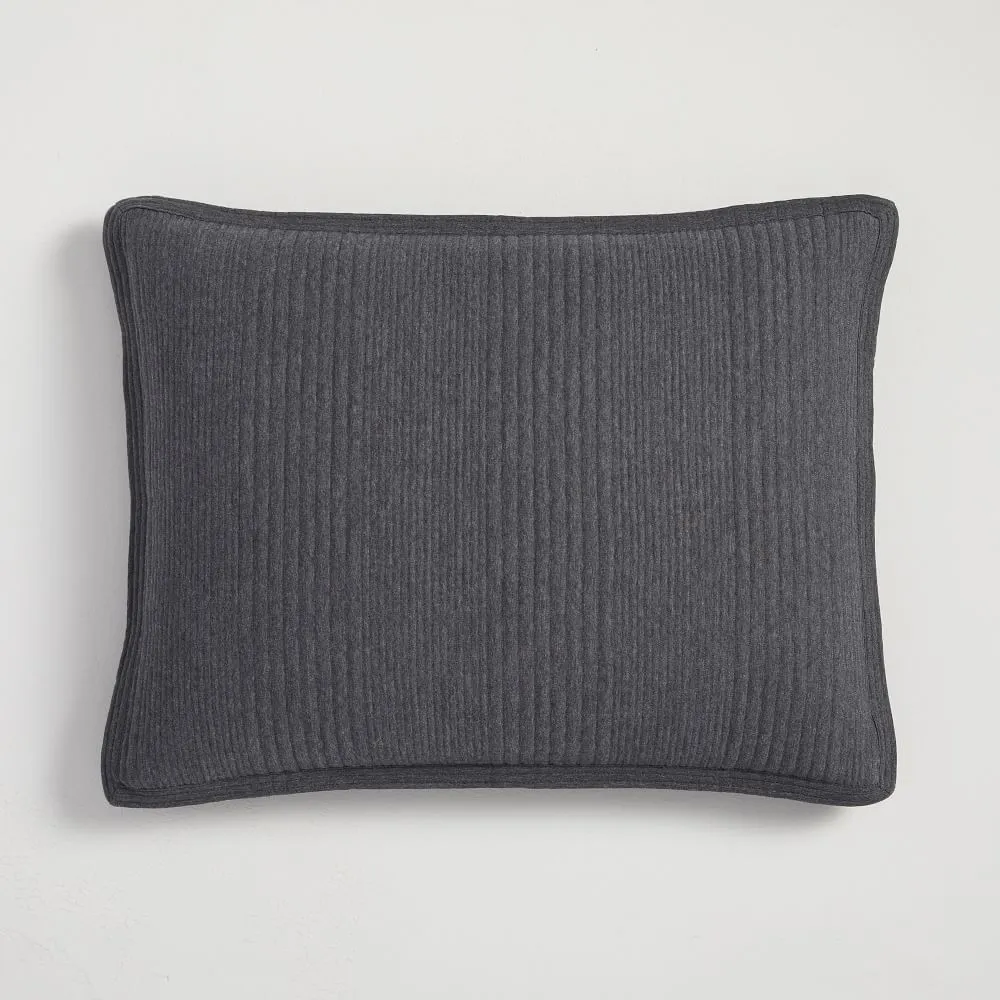 Cotton Cloud Jersey Sham With Insert-26"x20"