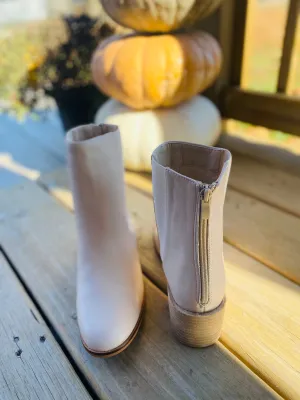 Cream Booties