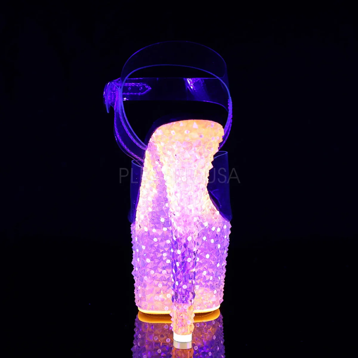 CRYSTALIZE-308PS  Clear/Neon Icy Tangerine