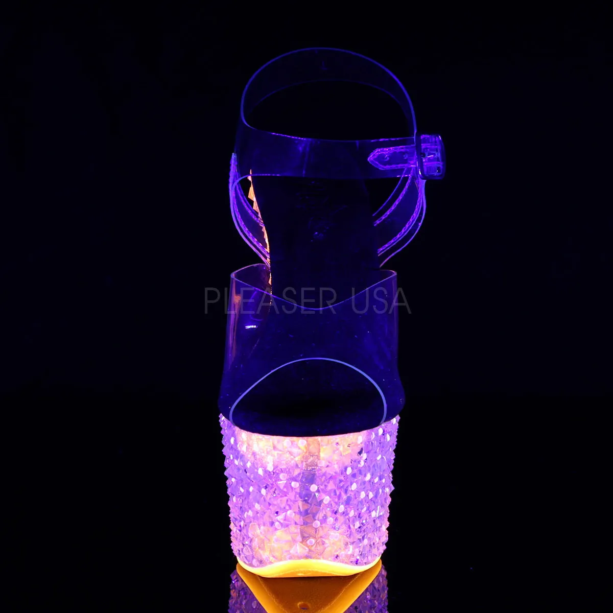 CRYSTALIZE-308PS  Clear/Neon Icy Tangerine