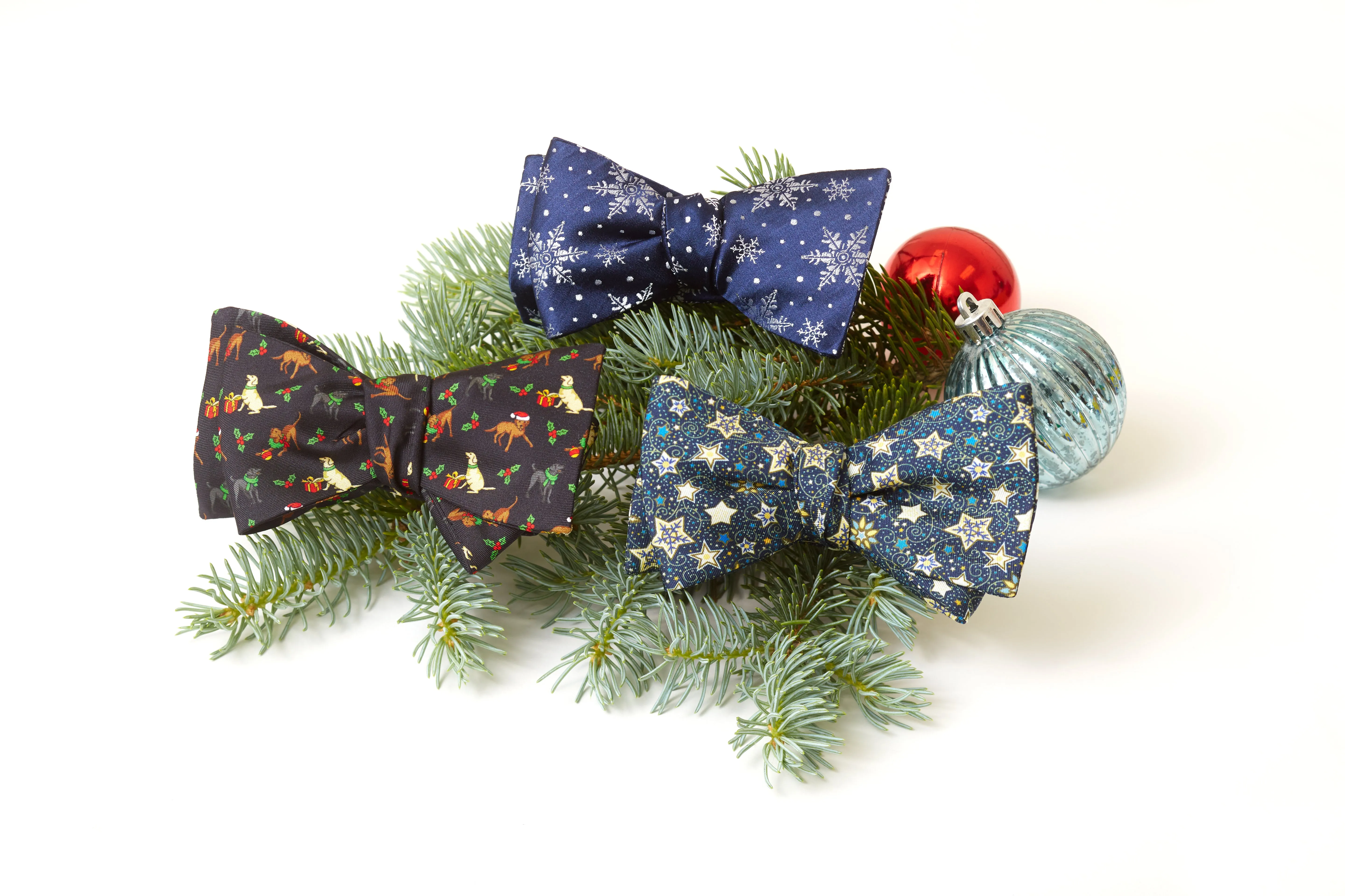 Crystalline Navy - bow ties