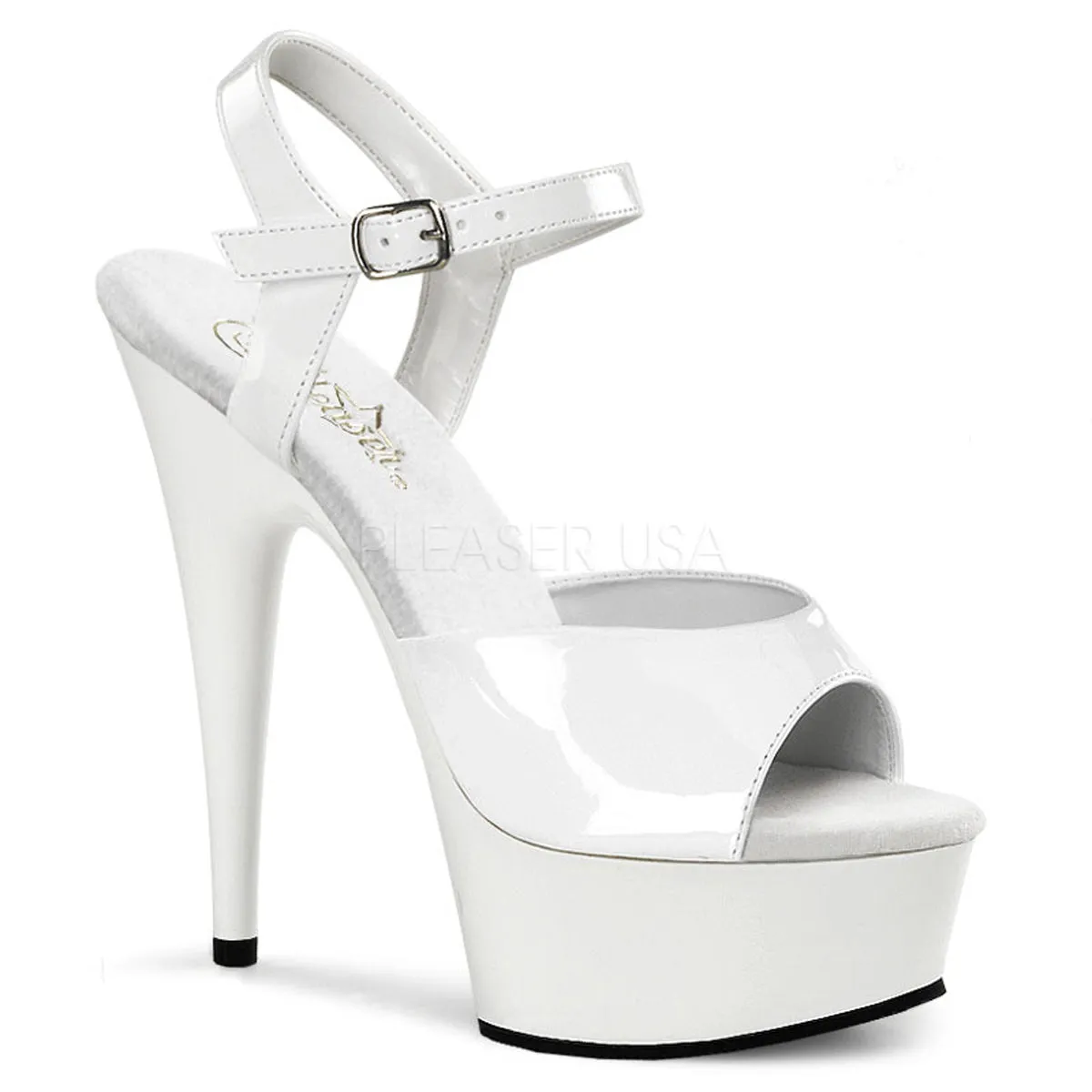 DELIGHT-609  White Patent/White