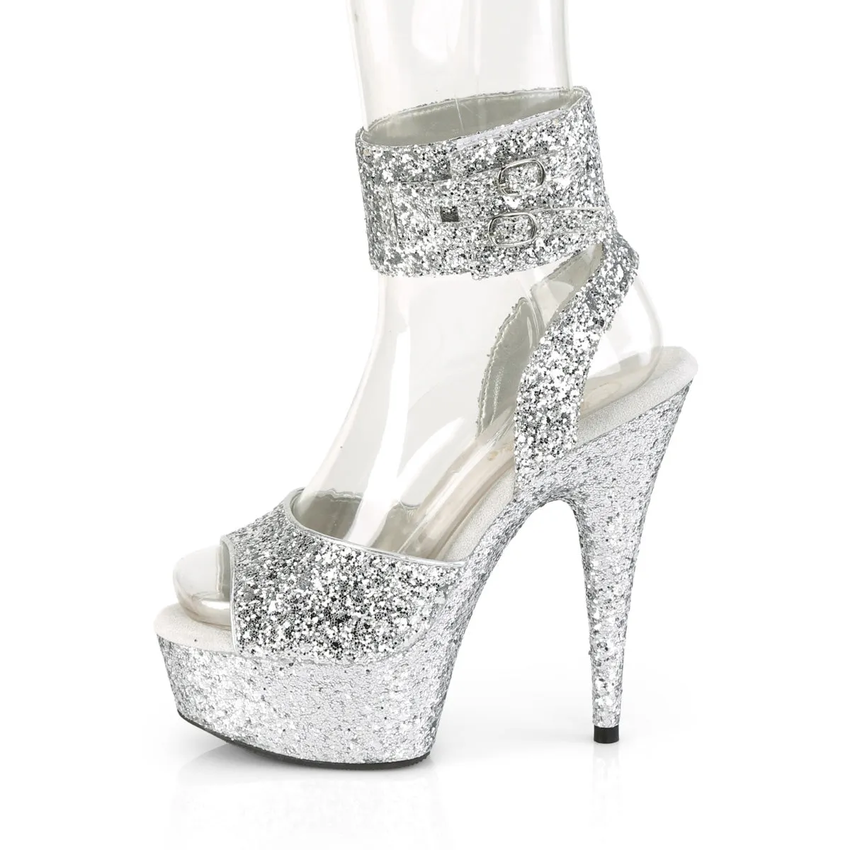DELIGHT-691LG  Silver Glitter/Silver Glitter