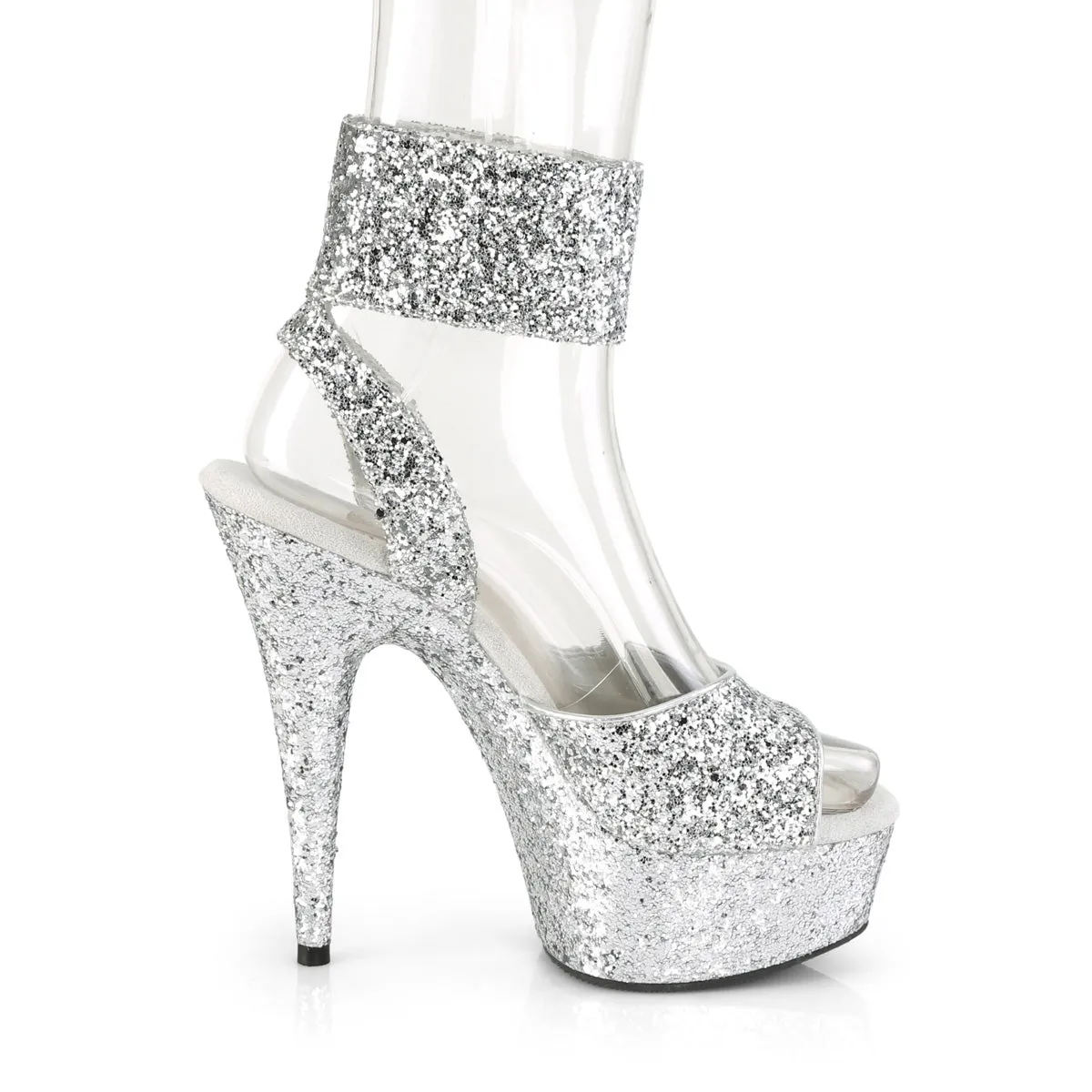 DELIGHT-691LG  Silver Glitter/Silver Glitter
