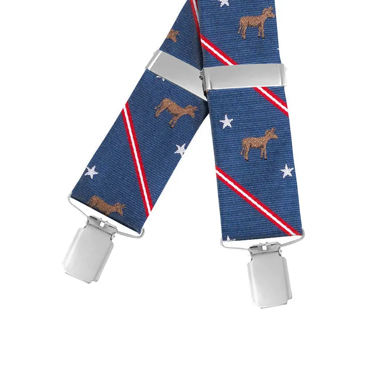 Democrat Blue - Braces/Suspenders