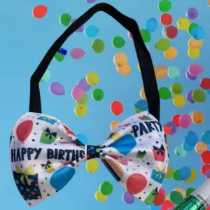 Dog Birthday Bow Tie
