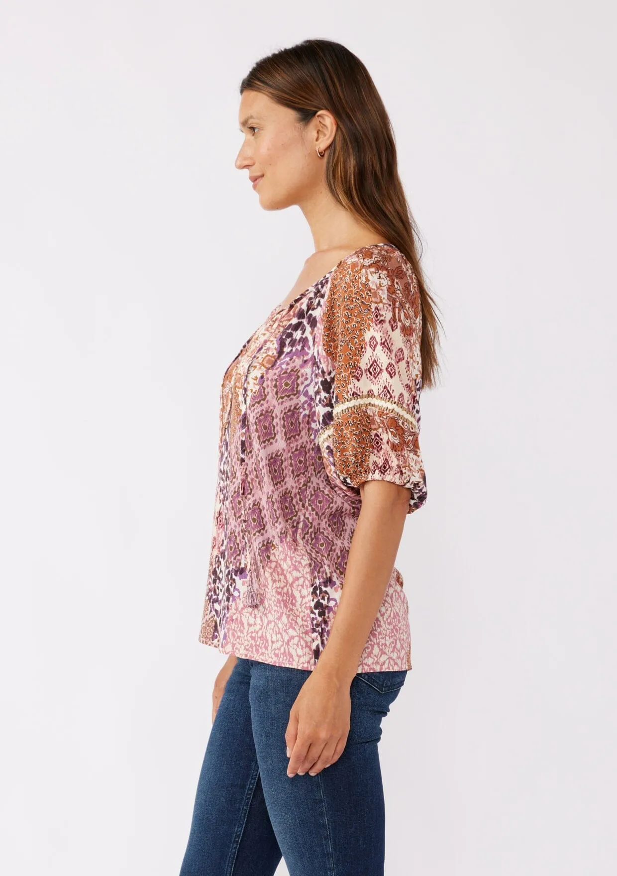 Dreamscape Puff Sleeve Blouse
