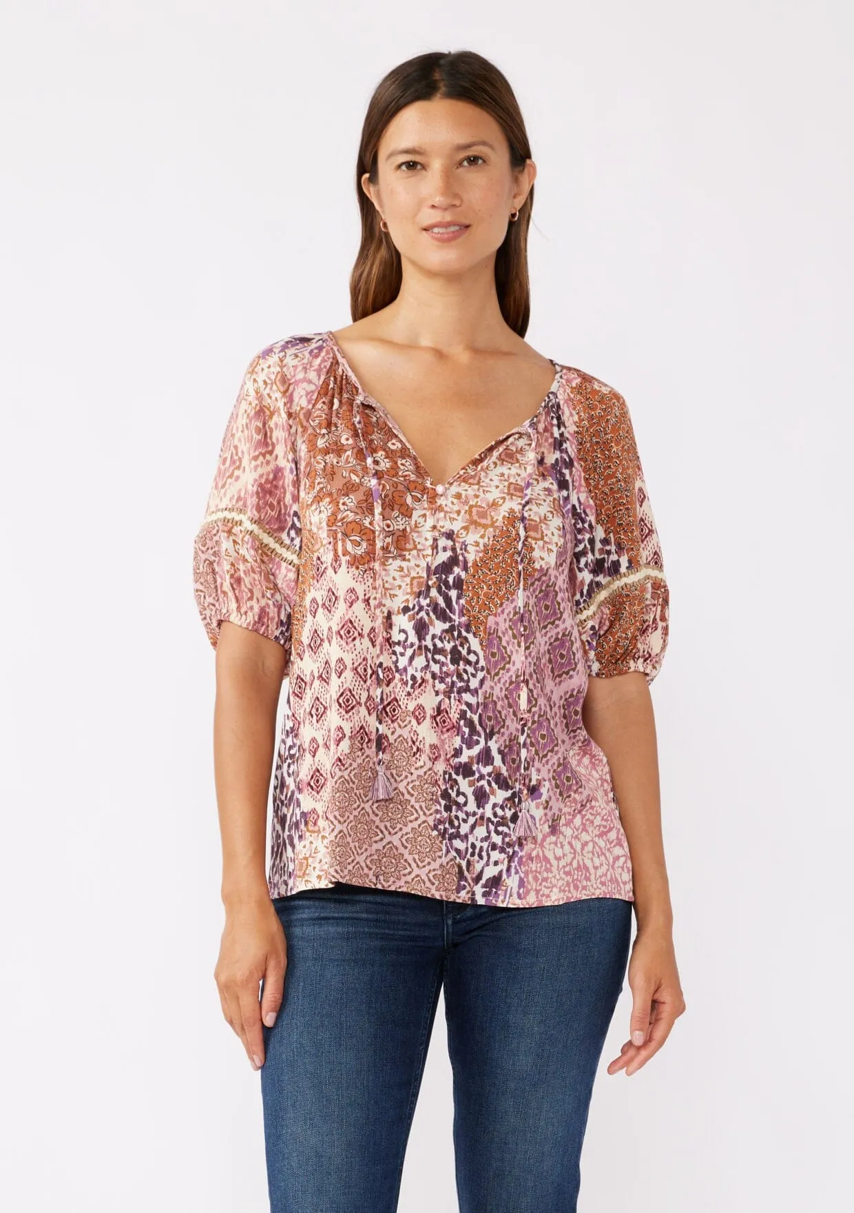 Dreamscape Puff Sleeve Blouse