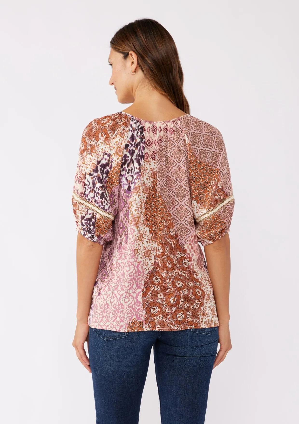 Dreamscape Puff Sleeve Blouse