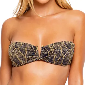 DREAMWEAVER - Gold V Ring Bandeau Top