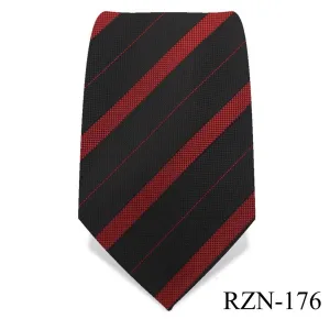 Dual Red Striped Tie