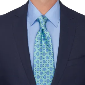 Duke of Camastra Green Duchesse Silk Tie