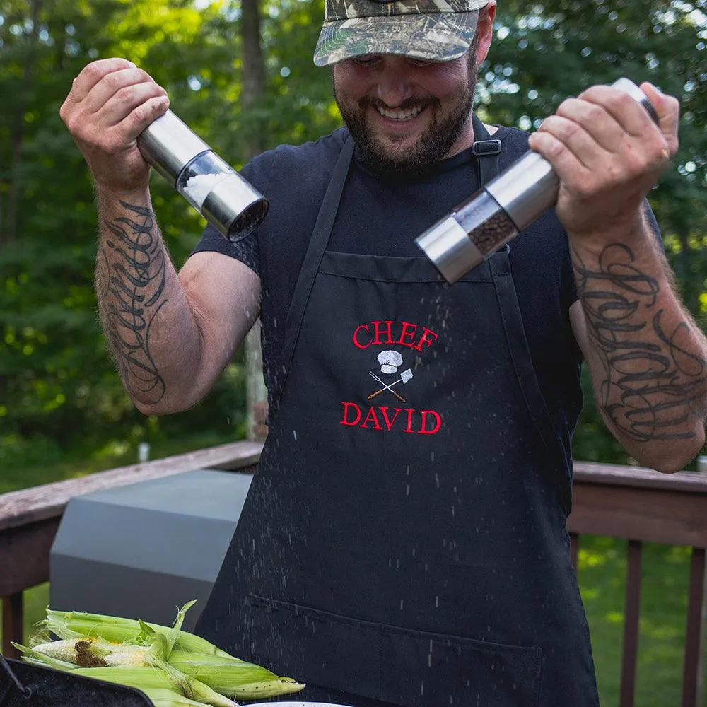 Embroidered Personalized Utensils with Name Design