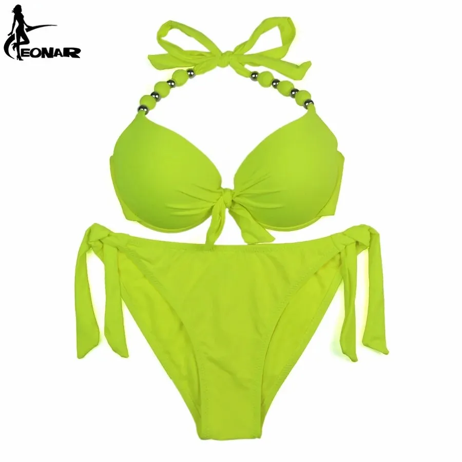 EONAR Women Bikini Offer Combined Size Swimsuit Push Up Bikini Sets Brazilian Bathing Suits Plus Size Swimwear Female XXL