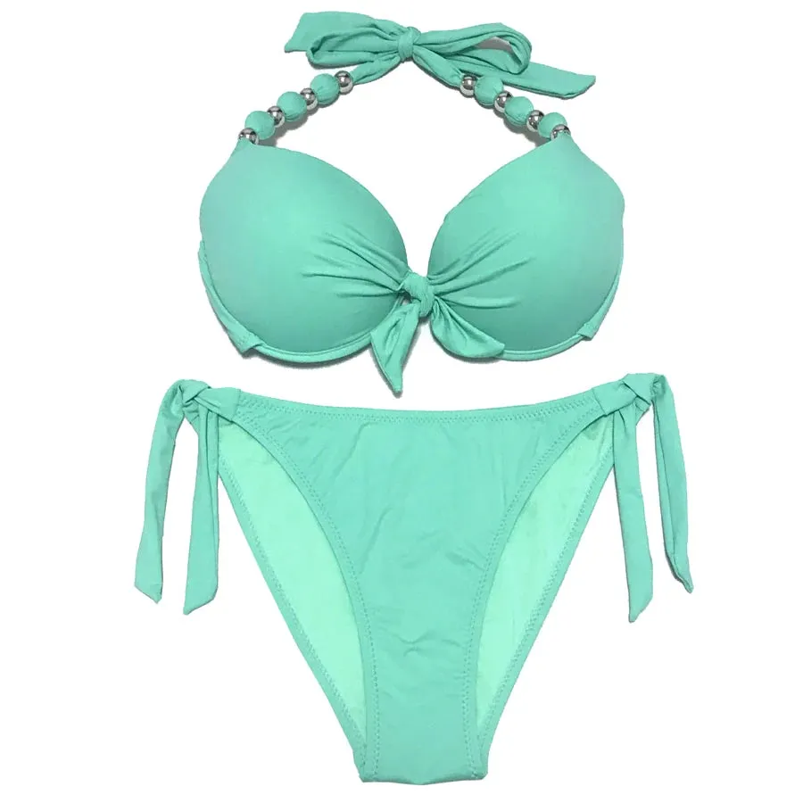 EONAR Women Bikini Offer Combined Size Swimsuit Push Up Bikini Sets Brazilian Bathing Suits Plus Size Swimwear Female XXL
