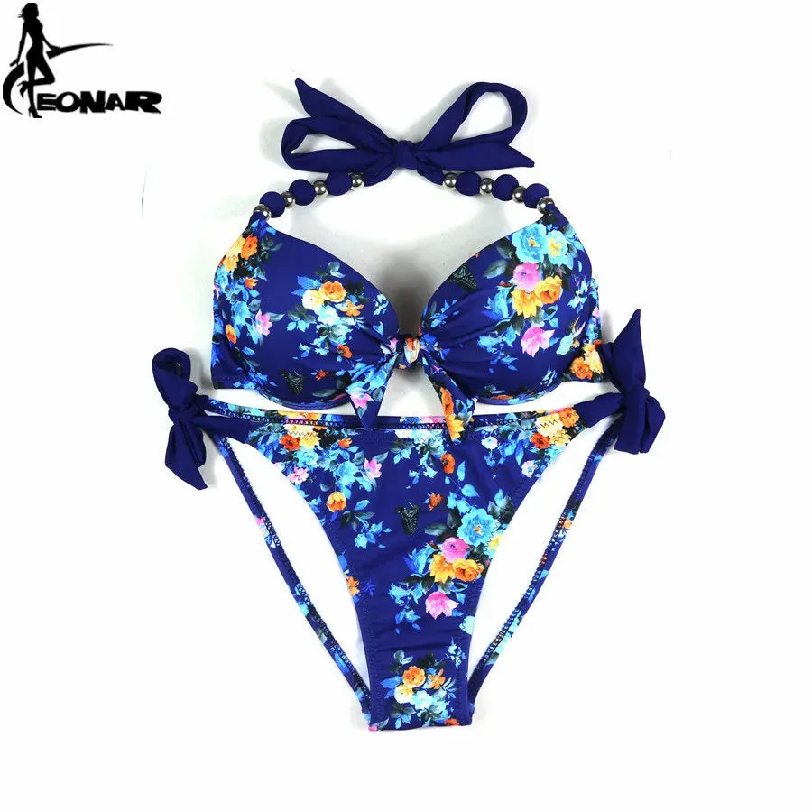 EONAR Women Bikini Offer Combined Size Swimsuit Push Up Bikini Sets Brazilian Bathing Suits Plus Size Swimwear Female XXL
