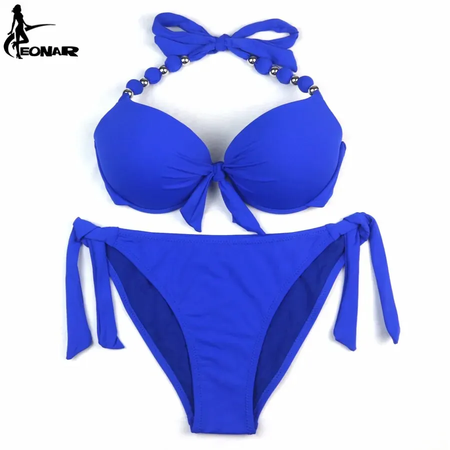EONAR Women Bikini Offer Combined Size Swimsuit Push Up Bikini Sets Brazilian Bathing Suits Plus Size Swimwear Female XXL