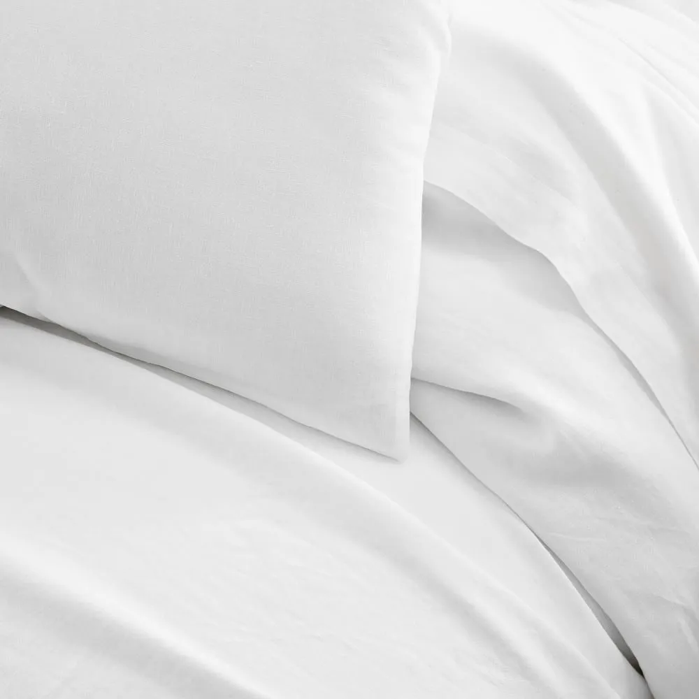 European Flax Linen Sham No Insert-26"x20"