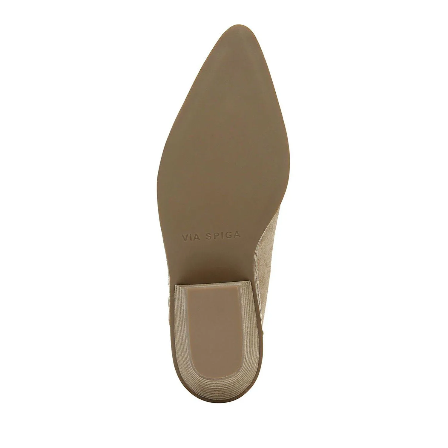 Fabiane Nude Sport Suede Booties