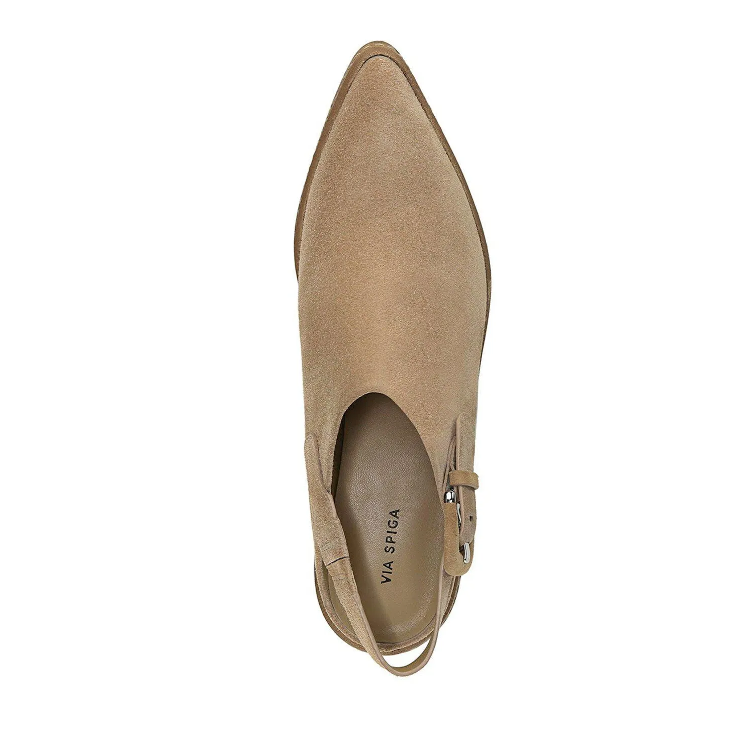 Fabiane Nude Sport Suede Booties