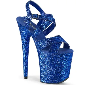 FLAMINGO-897LG  Royal Blue Glitter/Royal Blue Glitter