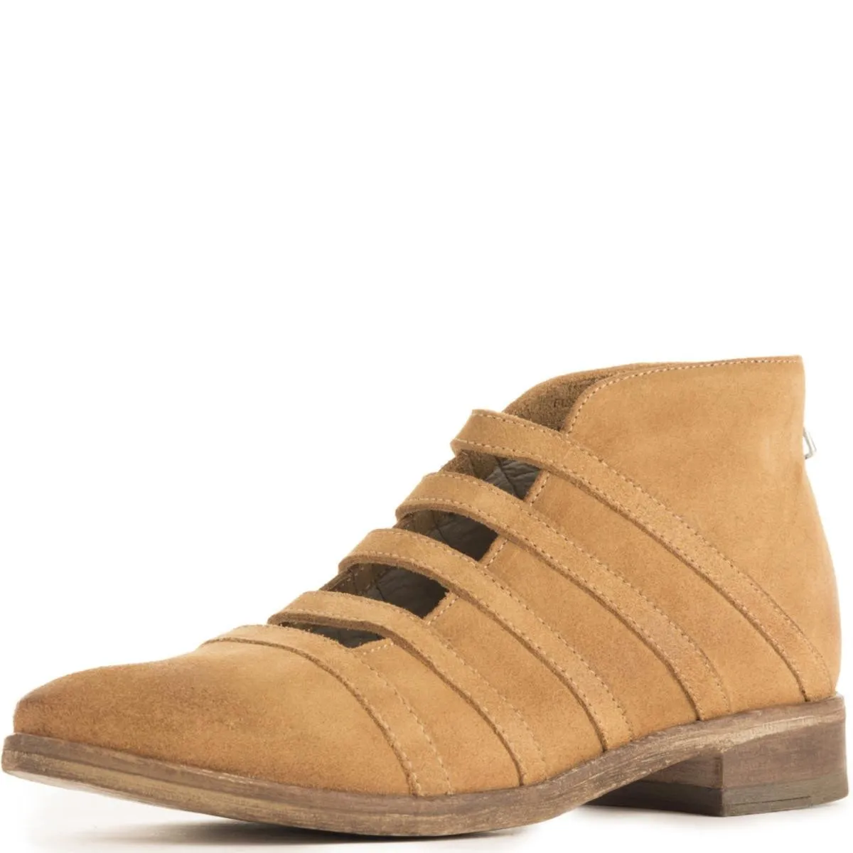 Free People Swept Away Tan Ankle Booties Tan