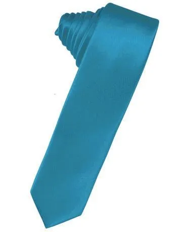 Freesia Luxury Satin Skinny Necktie