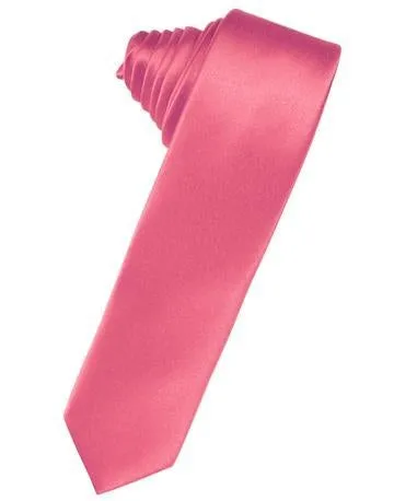 Freesia Luxury Satin Skinny Necktie