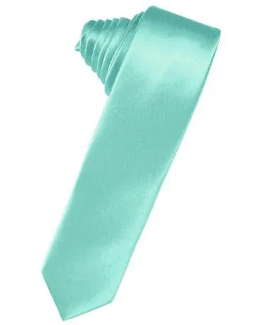 Freesia Luxury Satin Skinny Necktie