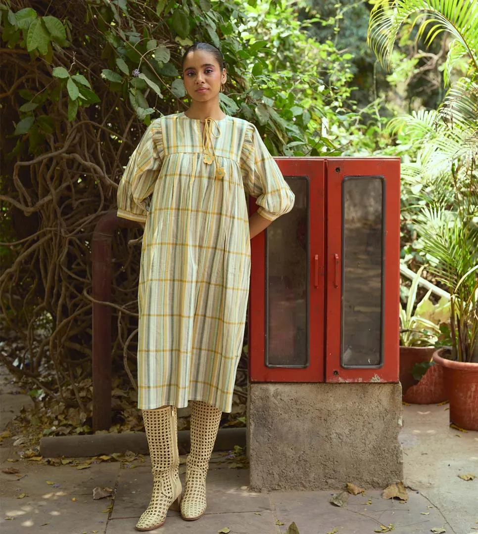 FREYA DRESS - THEME STRIPES WOVEN
