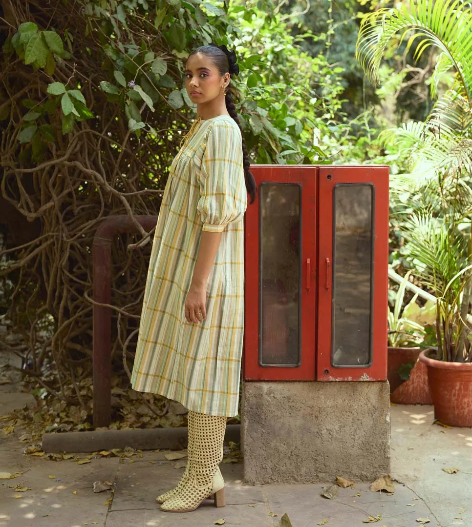 FREYA DRESS - THEME STRIPES WOVEN