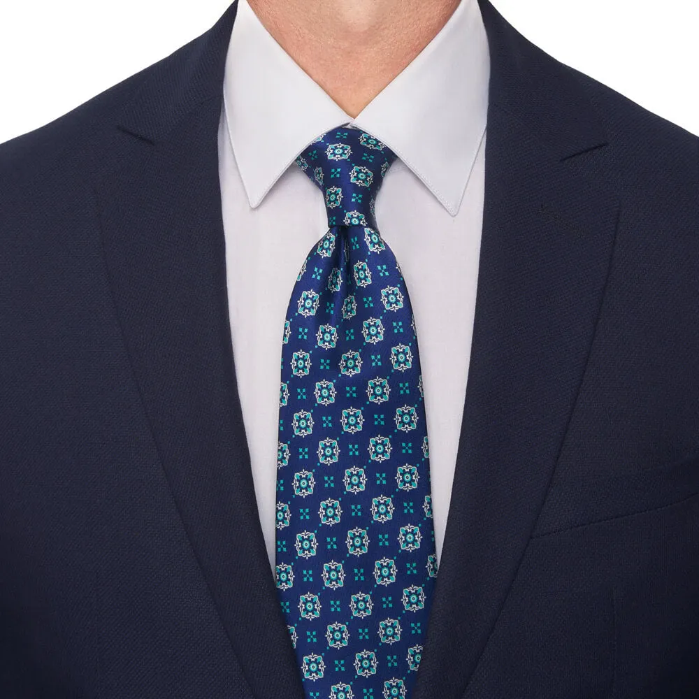 Gagliardi Blue Duchesse Silk Tie