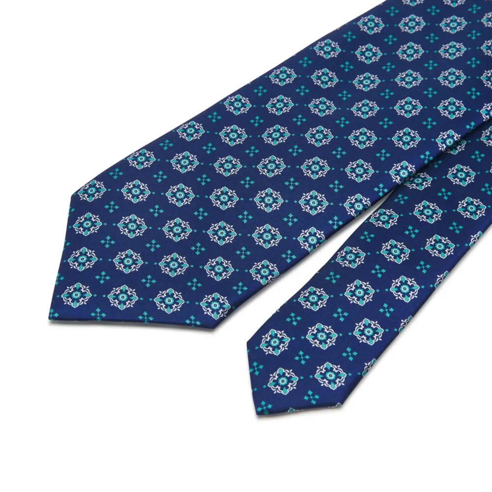 Gagliardi Blue Duchesse Silk Tie