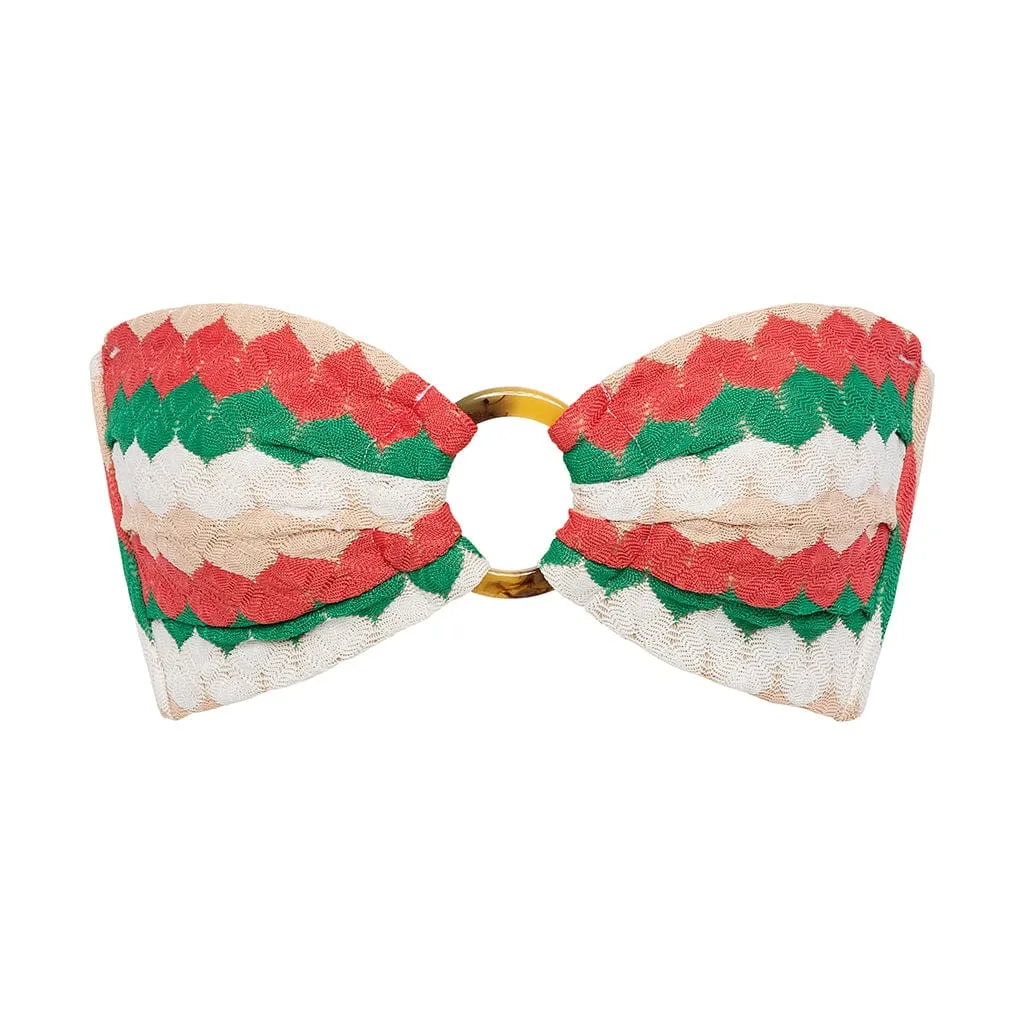 Gelato Tori Ties Bandeau Bikini Top