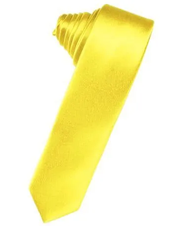 Guava Luxury Satin Skinny Necktie