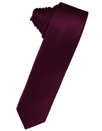 Guava Luxury Satin Skinny Necktie
