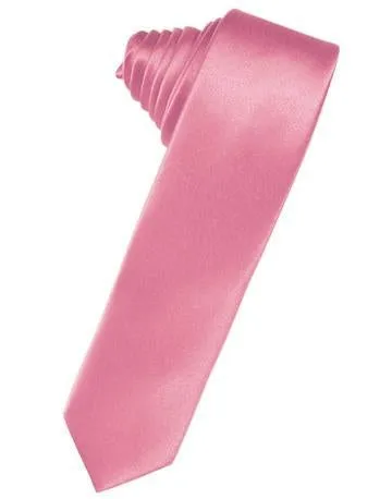 Guava Luxury Satin Skinny Necktie