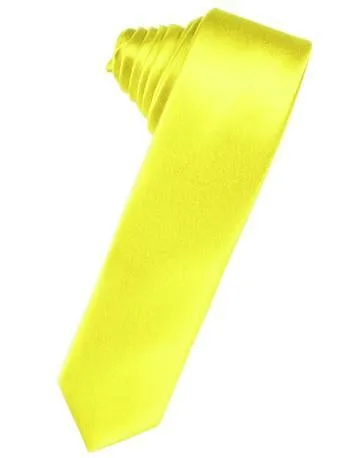 Guava Luxury Satin Skinny Necktie