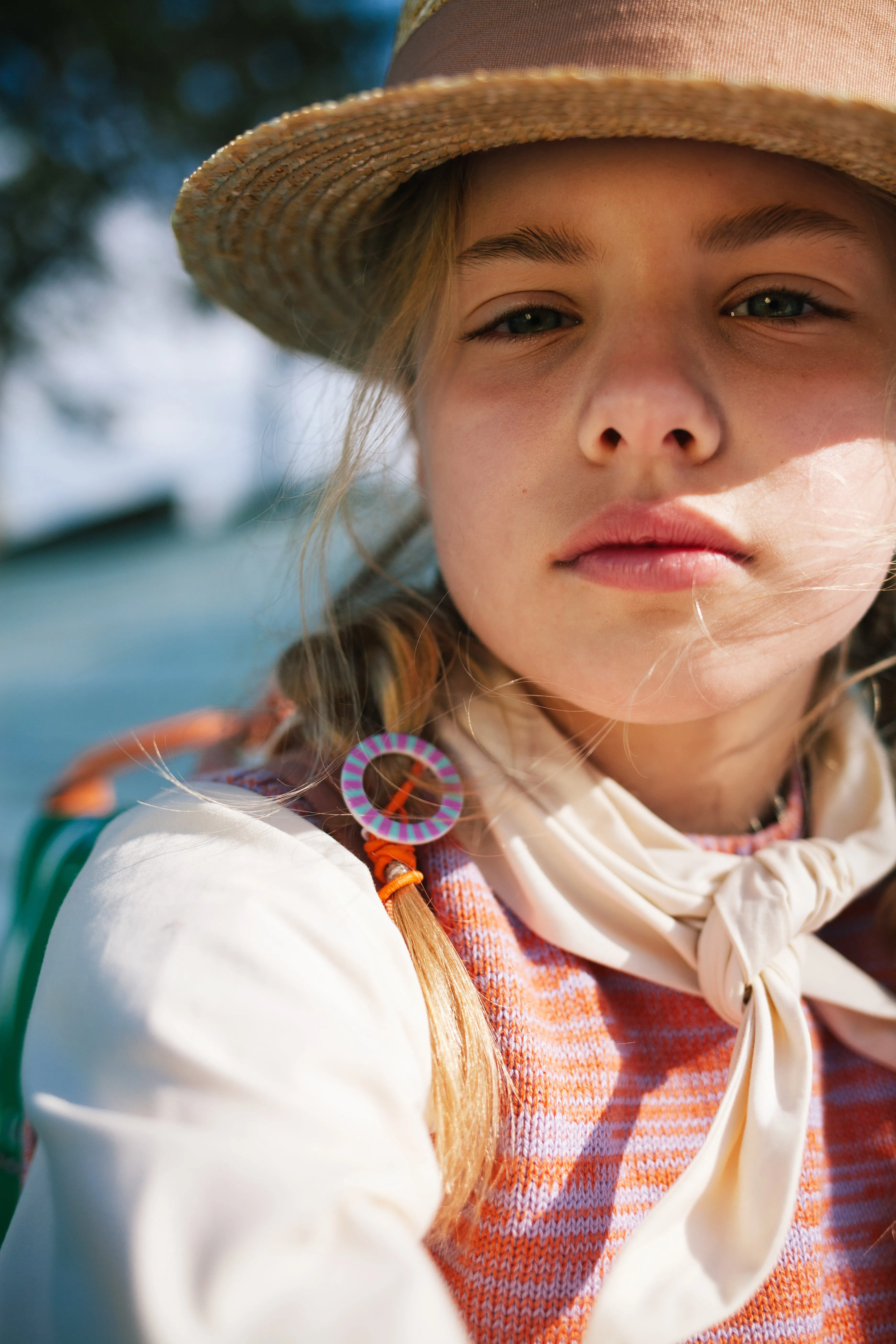 hair ties | better together | gravel orange